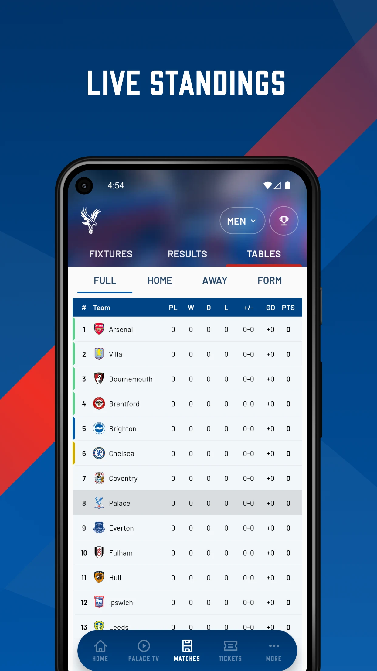 Official Crystal Palace App screenshot