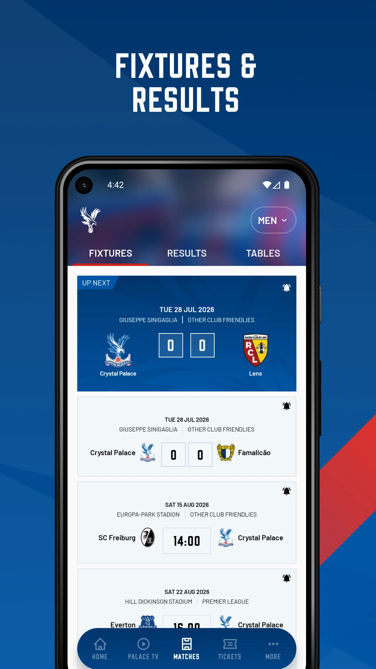 Official Crystal Palace App screenshot